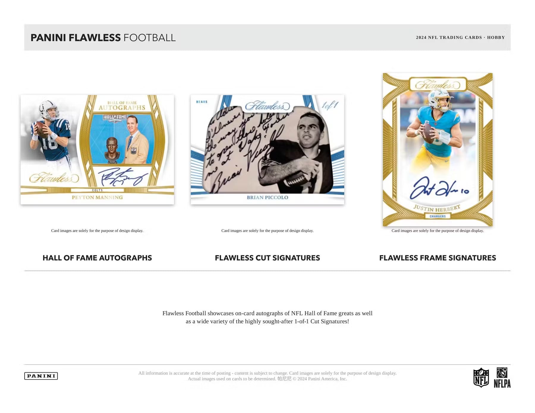 2024 Panini Flawless Football FOTL Trading Cards
