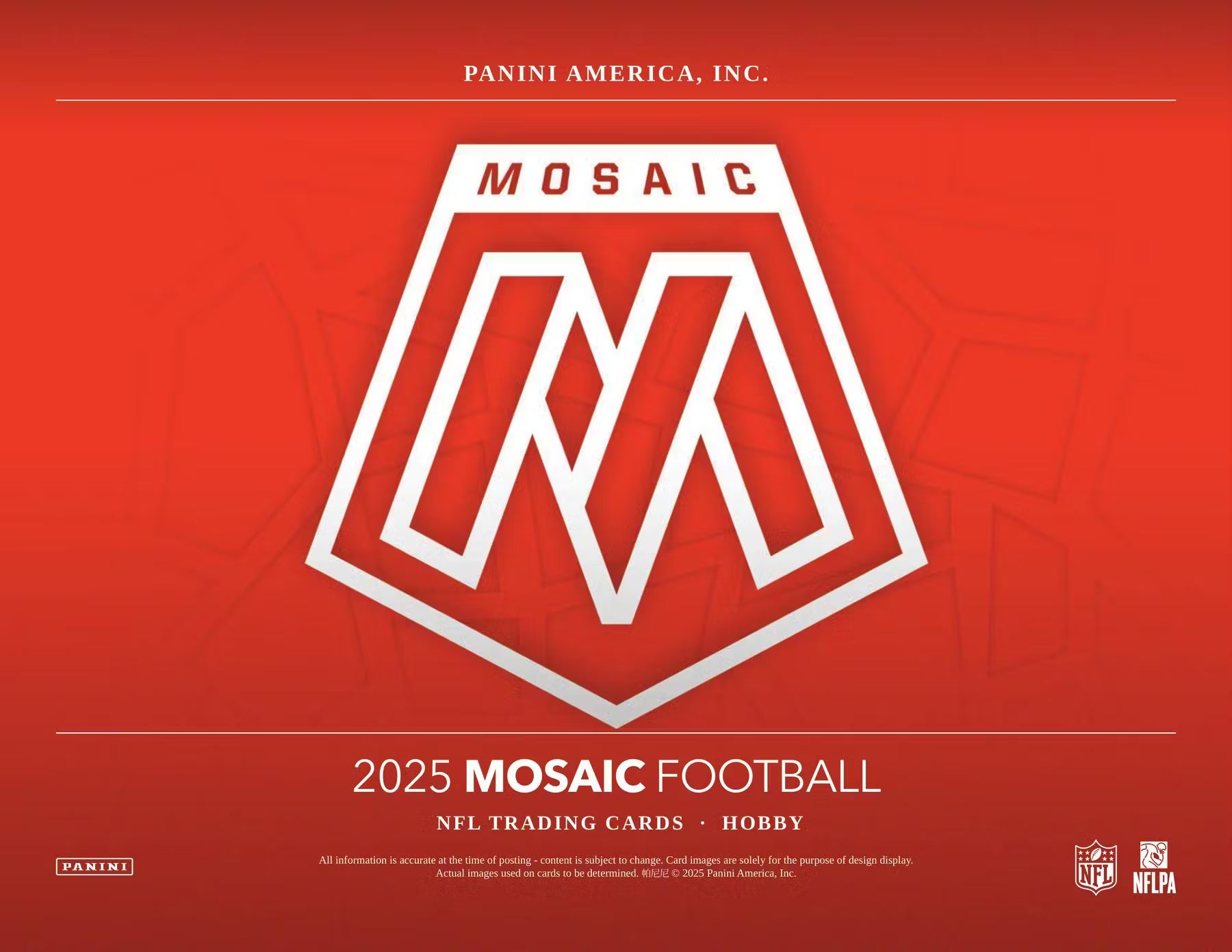 2025 Panini Mosaic Football FOTL Trading Cards