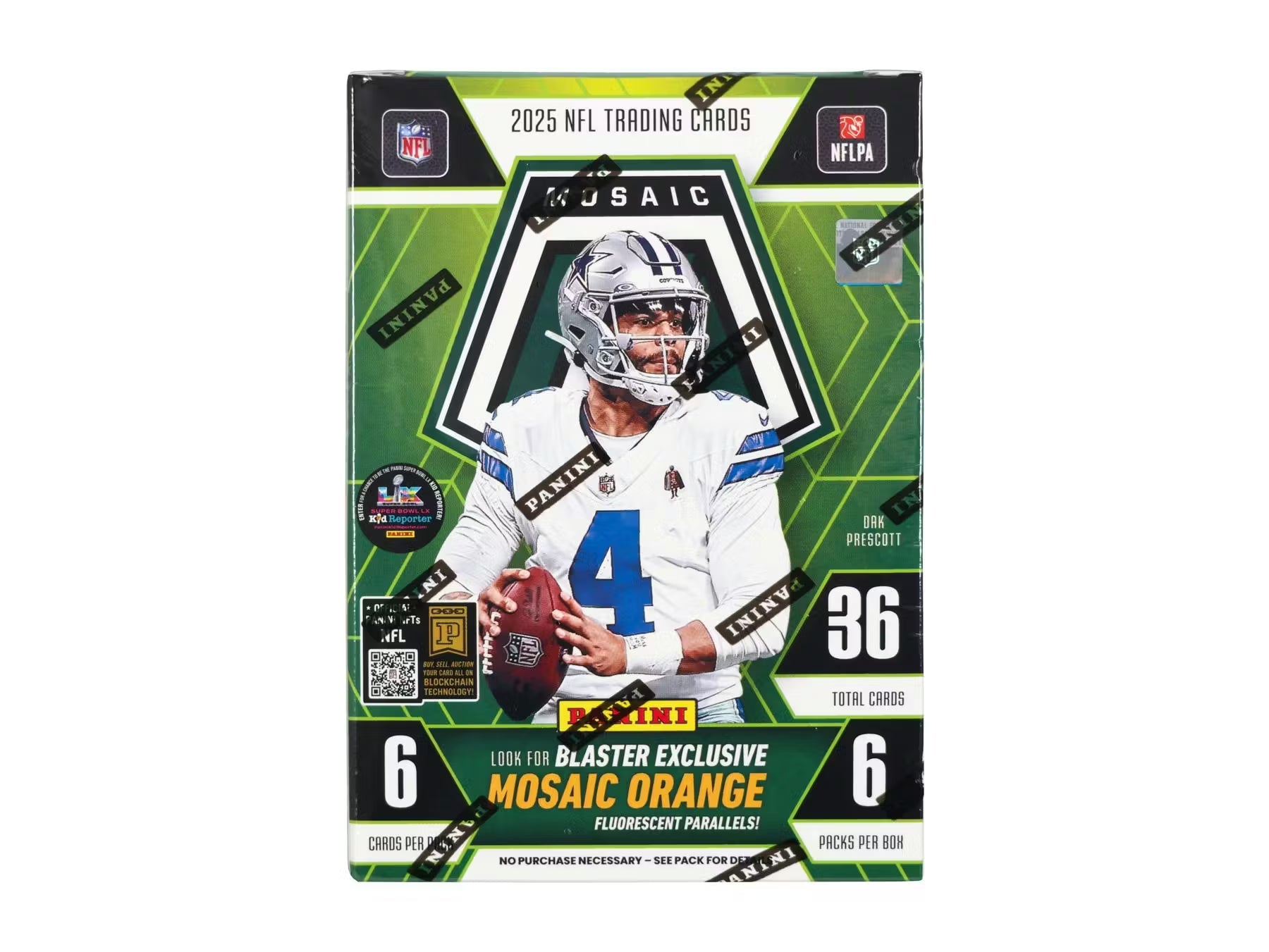 2025 Panini Mosaic Football Blaster Trading Cards