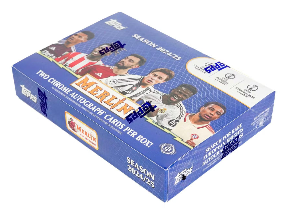 2024-25 Topps Chrome Merlin Soccer UEFA Club Competition Breaker Delight Trading Cards