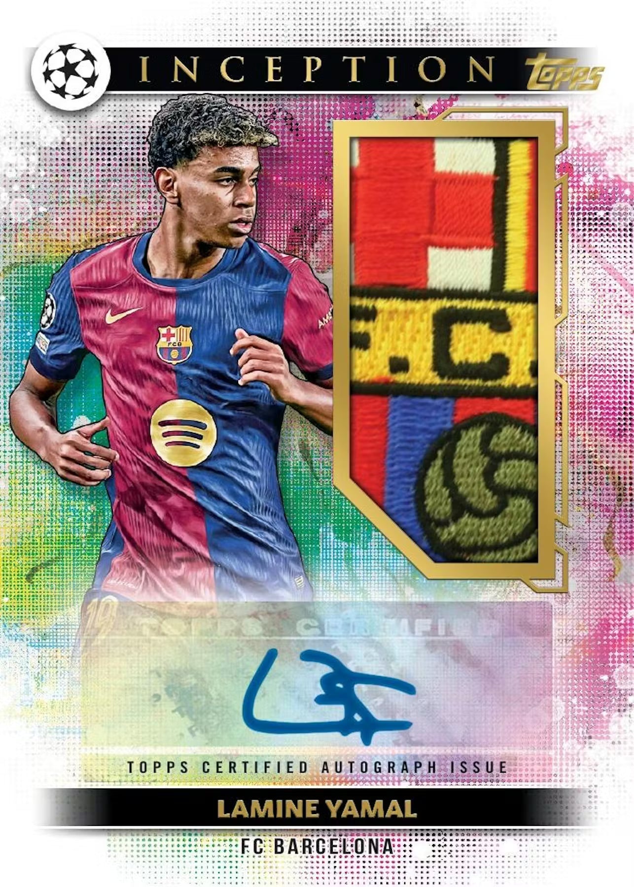 2024-25 Topps Inception Soccer UEFA Club Competitions Trading Cards
