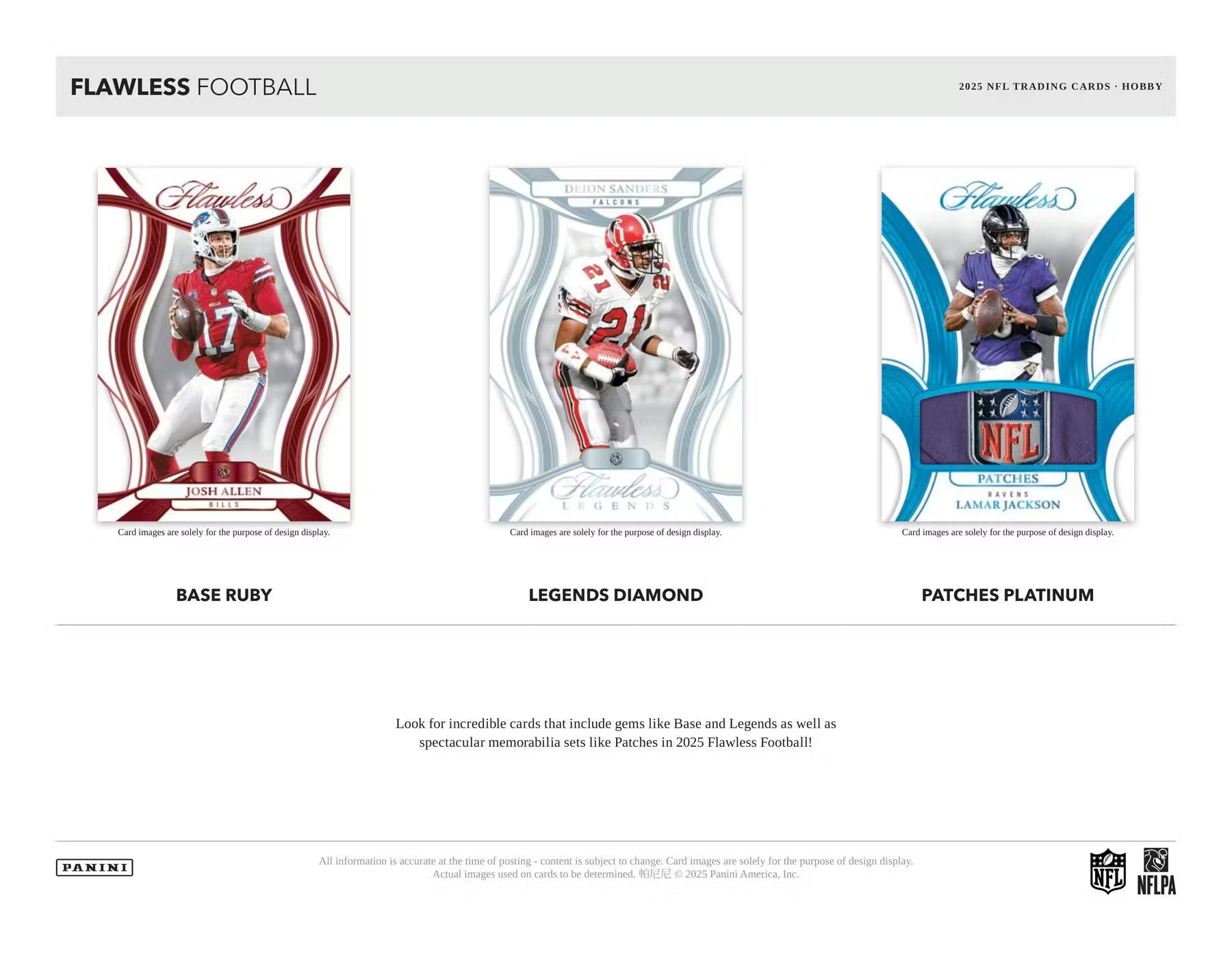 2025 Panini Flawless Football Hobby Trading Cards