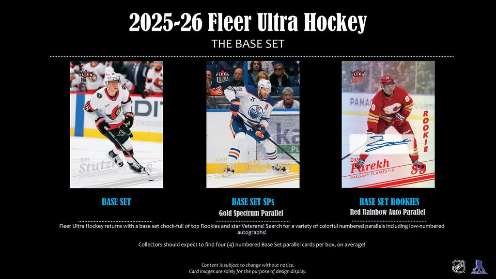 2025-26 Upper Deck Fleer Ultra Hockey Hobby Trading Cards