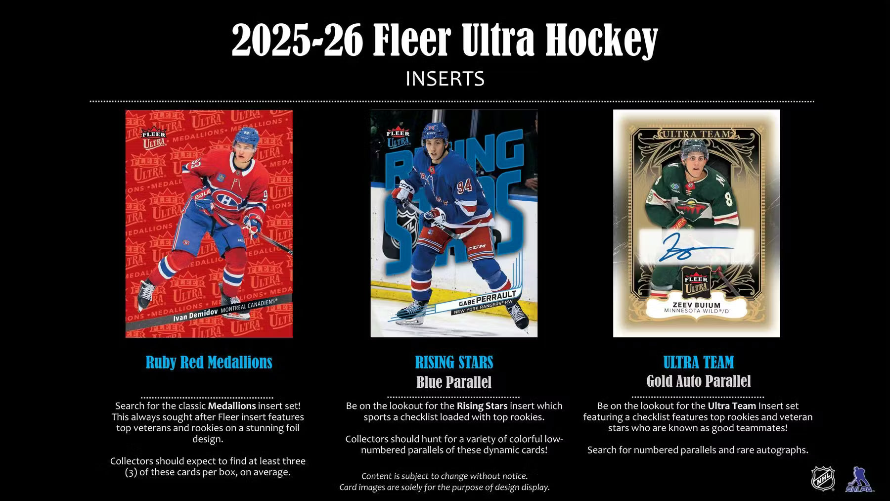 2025-26 Upper Deck Fleer Ultra Hockey Hobby Trading Cards