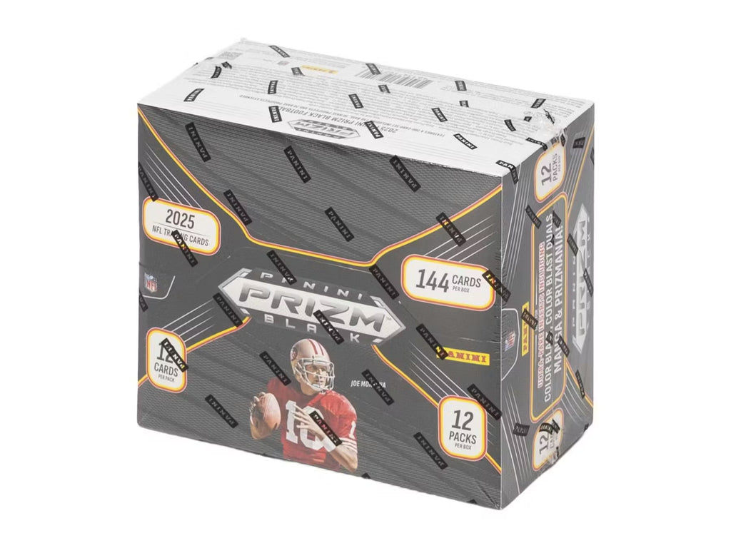 2025 Panini Prizm Black Football Hobby Trading Cards