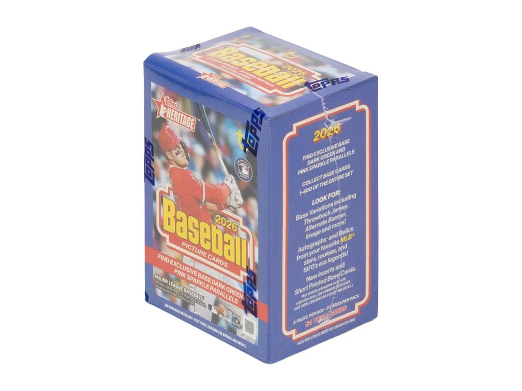 2026 Topps Heritage Baseball Blaster Trading Cards