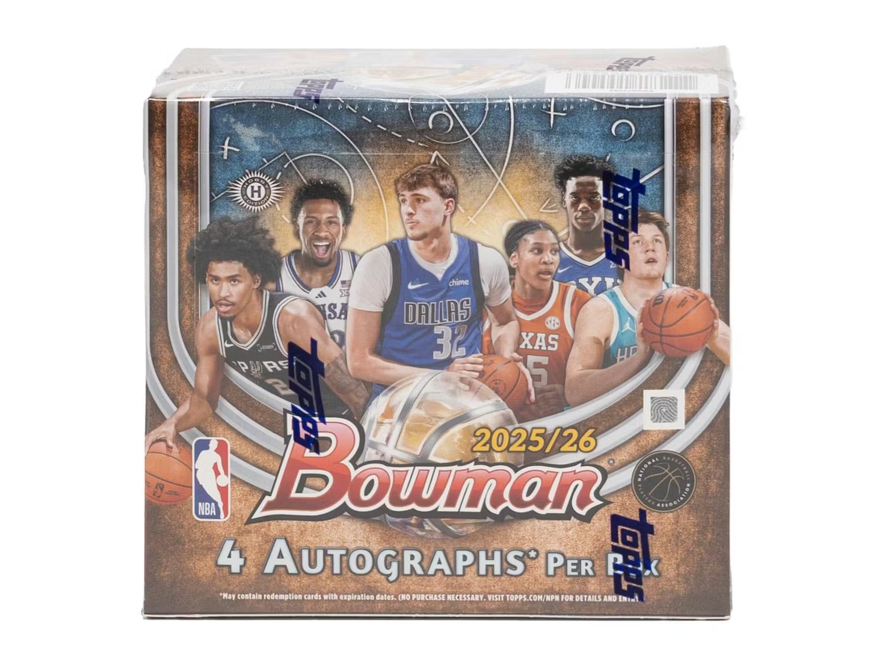 2025-26 Topps Bowman Basketball Hobby Jumbo Trading Cards