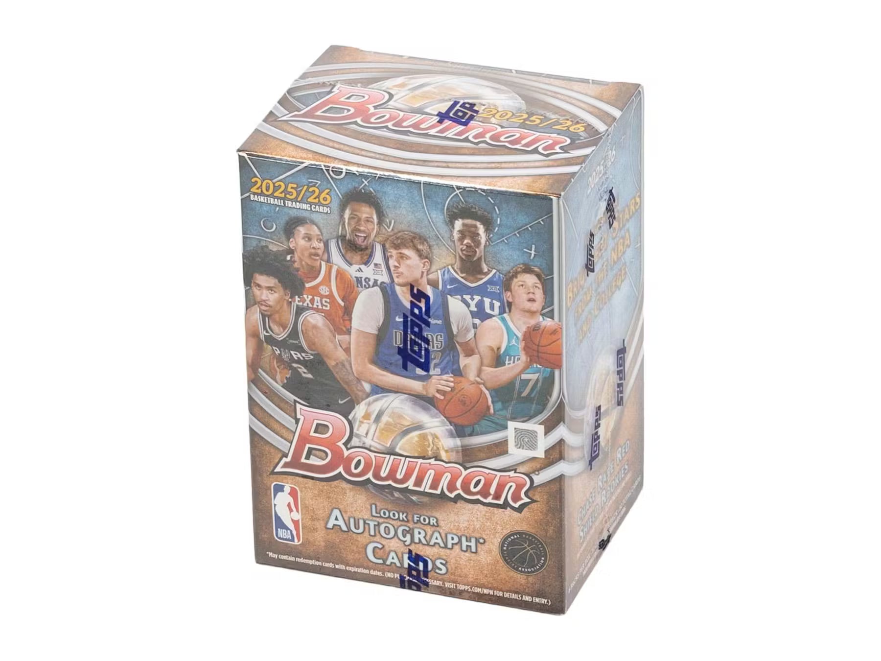 2025-26 Topps Bowman Basketball Blaster Trading Cards