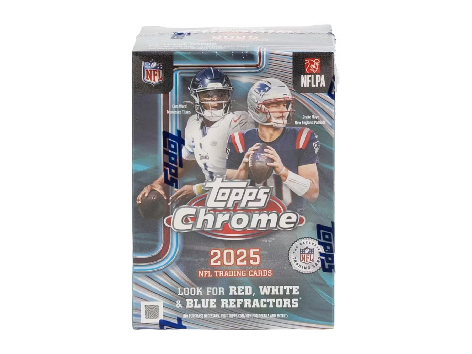 2025 Topps Chrome Football Blaster Trading Cards