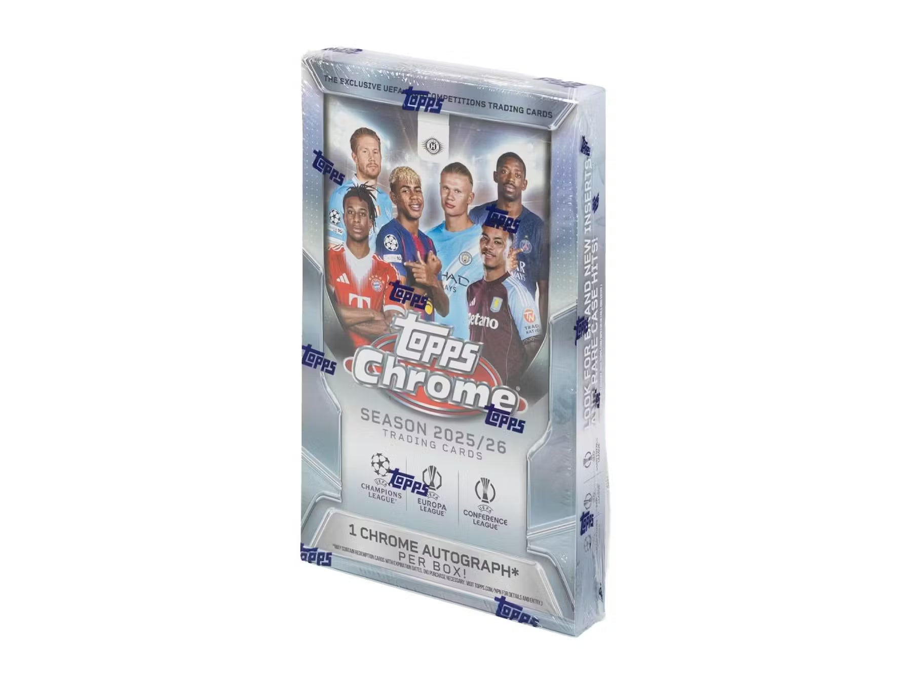 2025-26 Topps Chrome UEFA Club Competitions Soccer Hobby Trading Cards