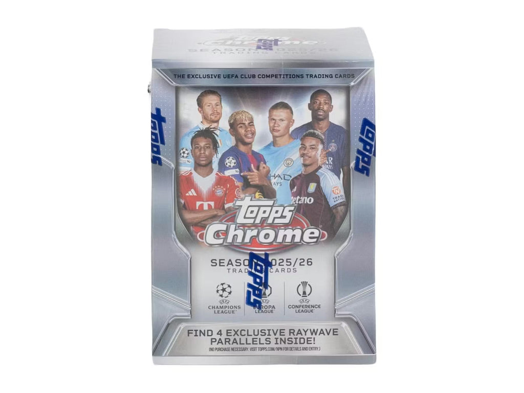 2025-26 Topps Chrome UEFA Club Competitions Soccer Blalster Trading Cards