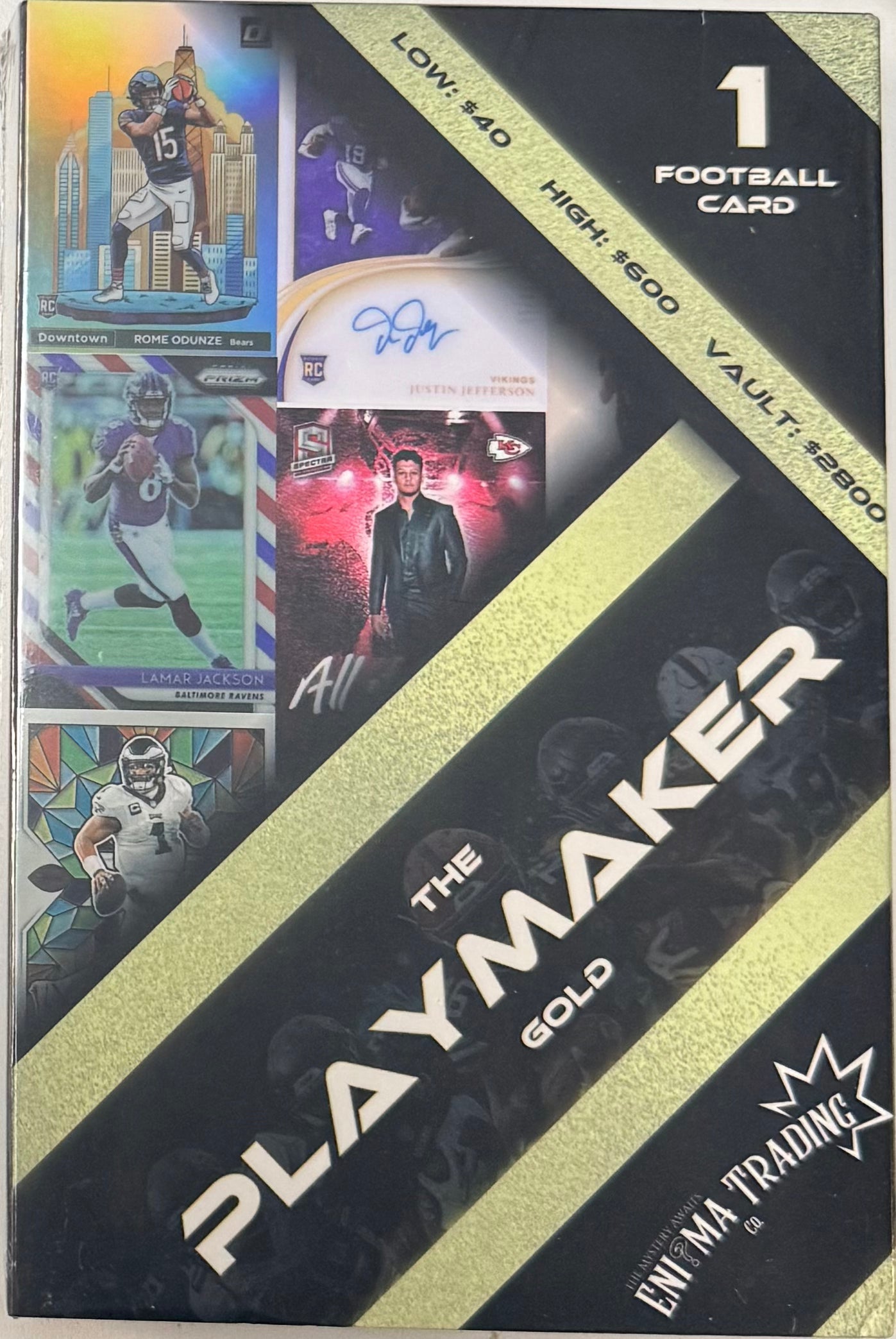 Enigma Playmakers Football Trading Cards