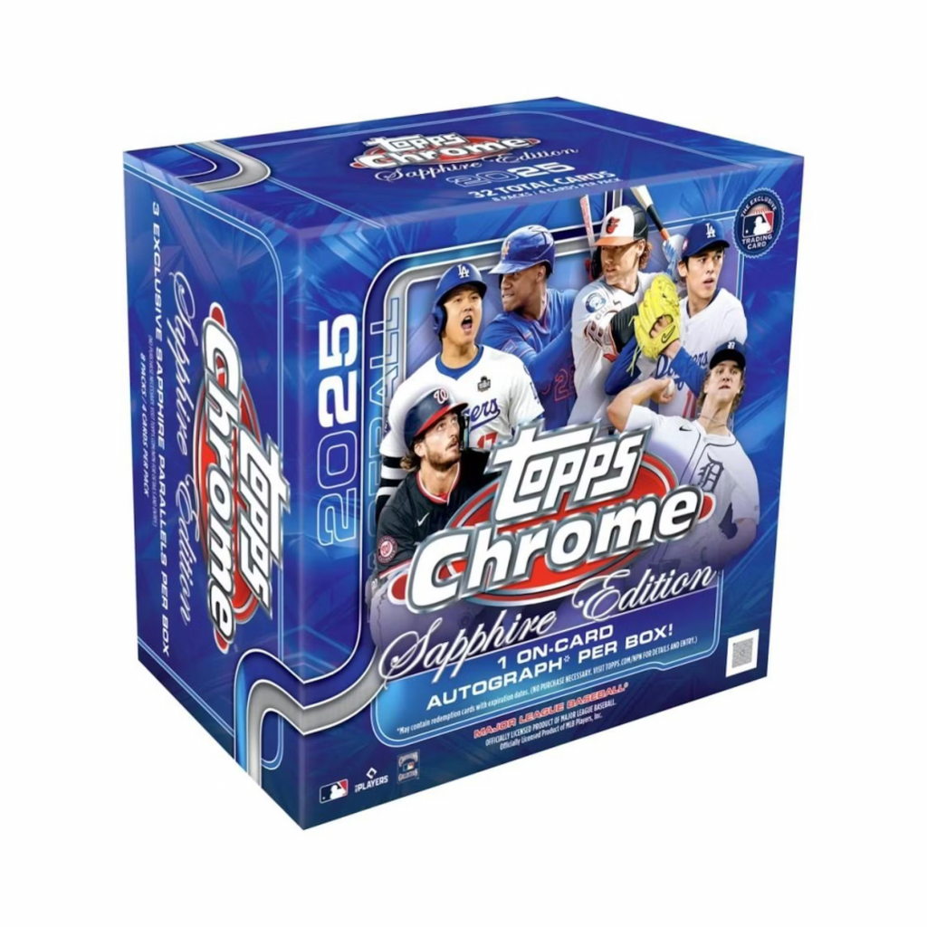 2025 Topps Chrome Baseball Sapphire Edition Trading Cards