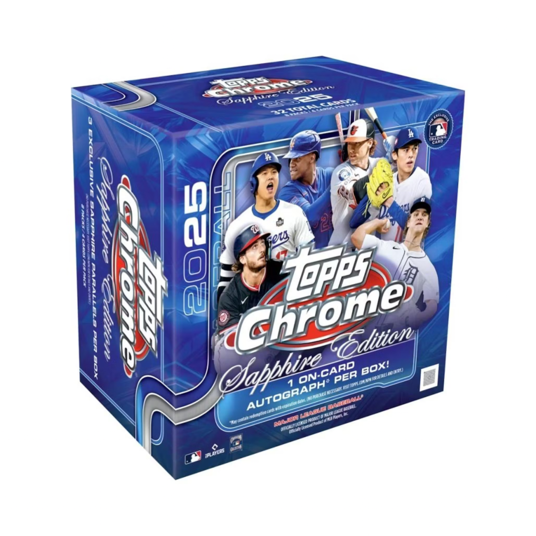 2025 Topps Chrome Baseball Sapphire Edition Trading Cards