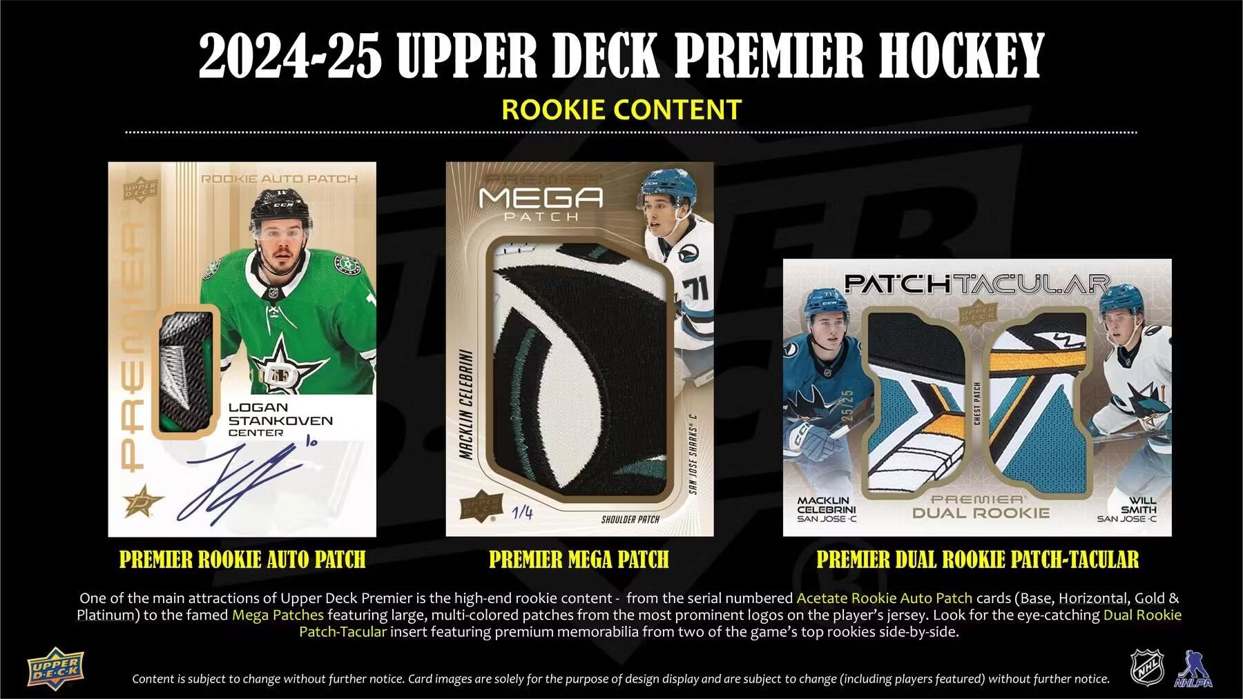 2024-25 Upper Deck Premier Hockey Hobby Trading Cards