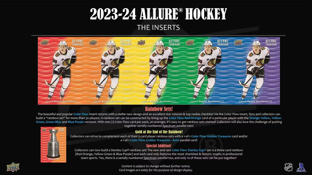 2023-24 Upper Deck Allure Hockey Hobby Trading Cards