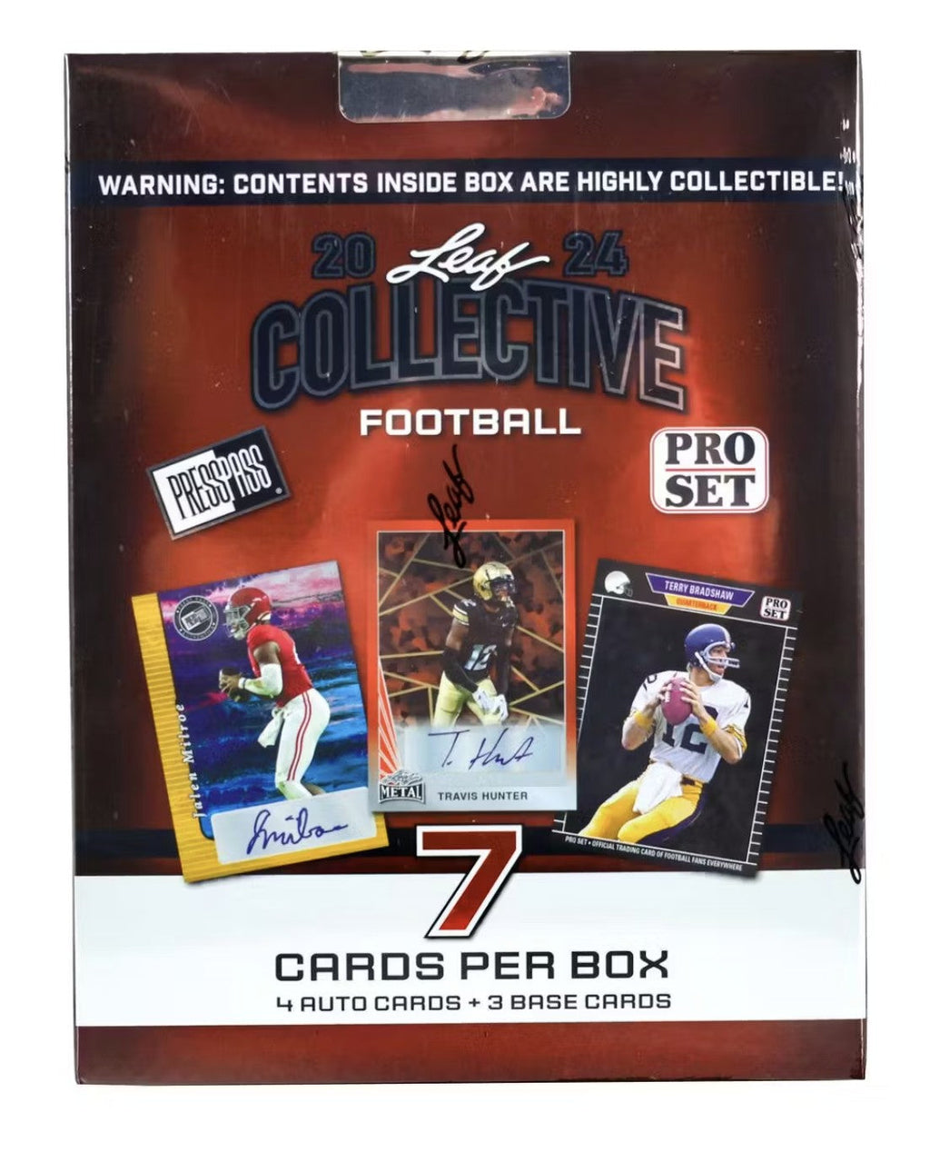 2024 Leaf Collective Football Hobby Trading Cards