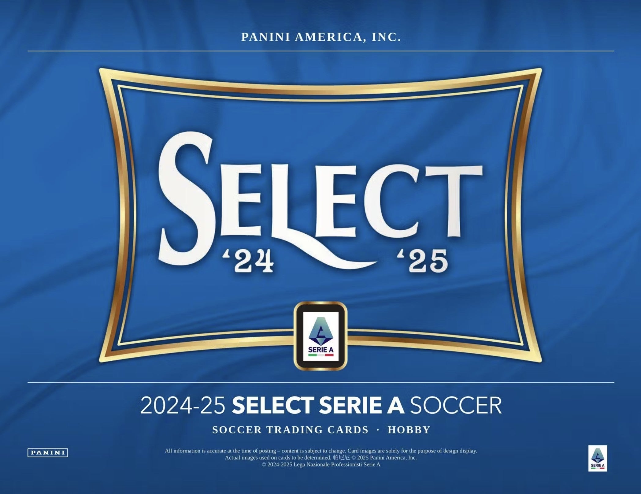 2024-25 Panini Select Soccer Serie A Hobby Trading Cards