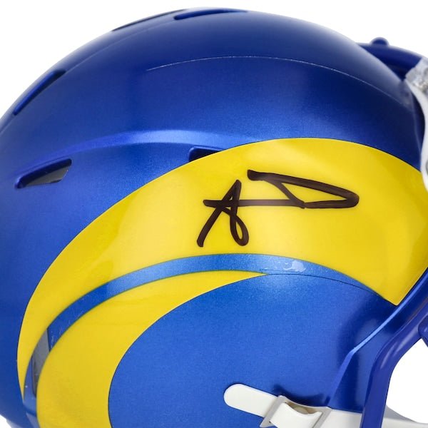 Aaron Donald Los Angeles Rams Fanatics Authentic Autographed Super Bowl LVI Champions Riddell Speed Mini Helmet