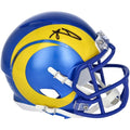 Aaron Donald Los Angeles Rams Fanatics Authentic Autographed Super Bowl LVI Champions Riddell Speed Mini Helmet