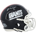 Abdul Carter New York Giants Autographed Fanatics Authentic Riddell 1980-99 Throwback Speed Mini Helmet
