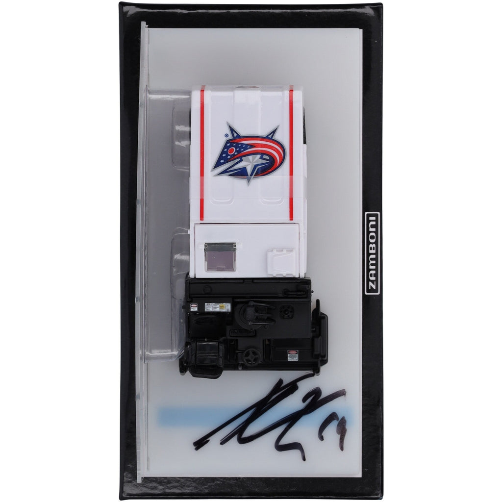 Adam Fantilli Columbus Blue Jackets Autographed Fanatics Authentic 1:43 Scale Die-Cast Zamboni