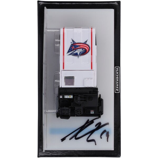 Adam Fantilli Columbus Blue Jackets Autographed Fanatics Authentic 1:43 Scale Die-Cast Zamboni