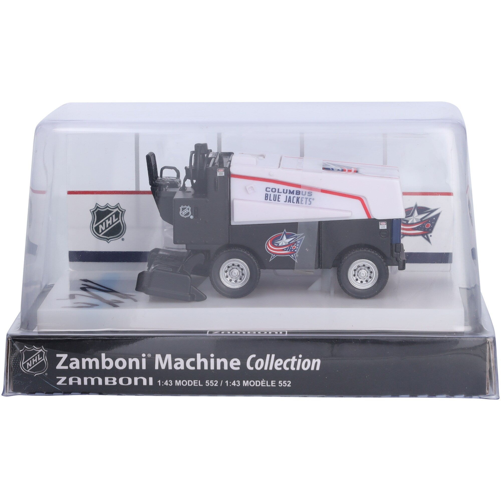 Adam Fantilli Columbus Blue Jackets Autographed Fanatics Authentic 1:43 Scale Die-Cast Zamboni