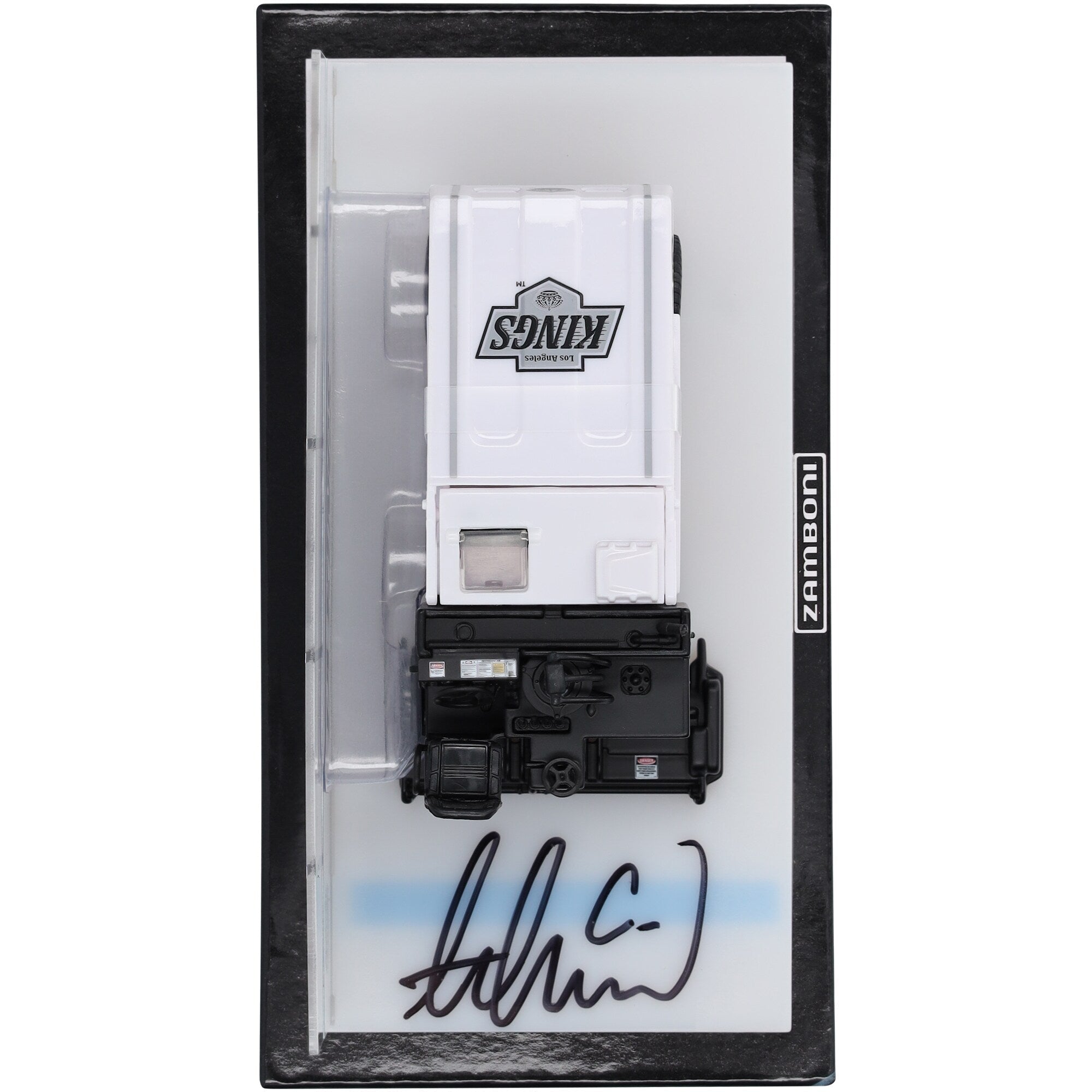 Adrian Kempe Los Angeles Kings Autographed Fanatics Authentic 1:43 Scale Die-Cast Zamboni
