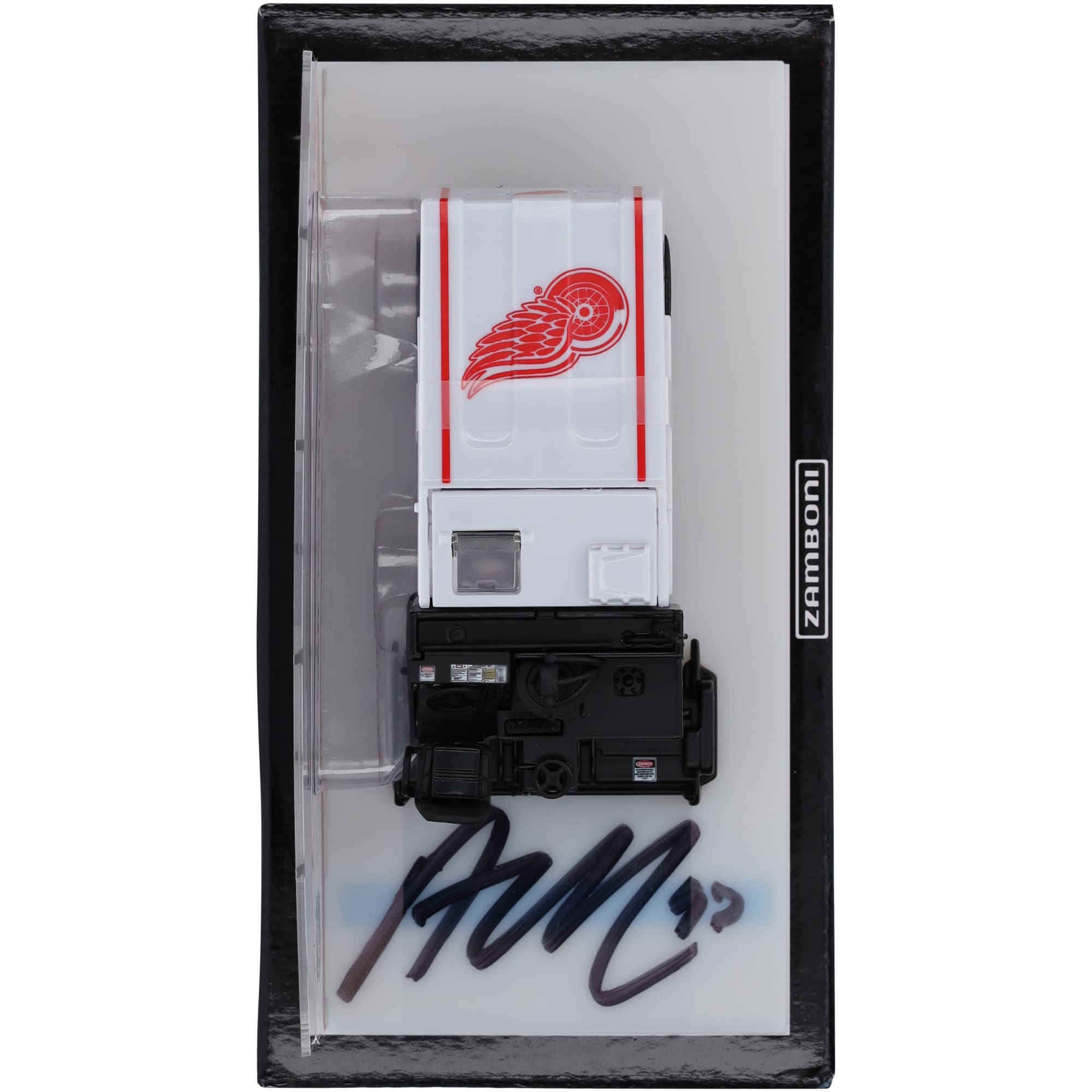 Alex DeBrincat Detroit Red Wings Autographed Fanatics Authentic 1:43 Scale Die-Cast Zamboni