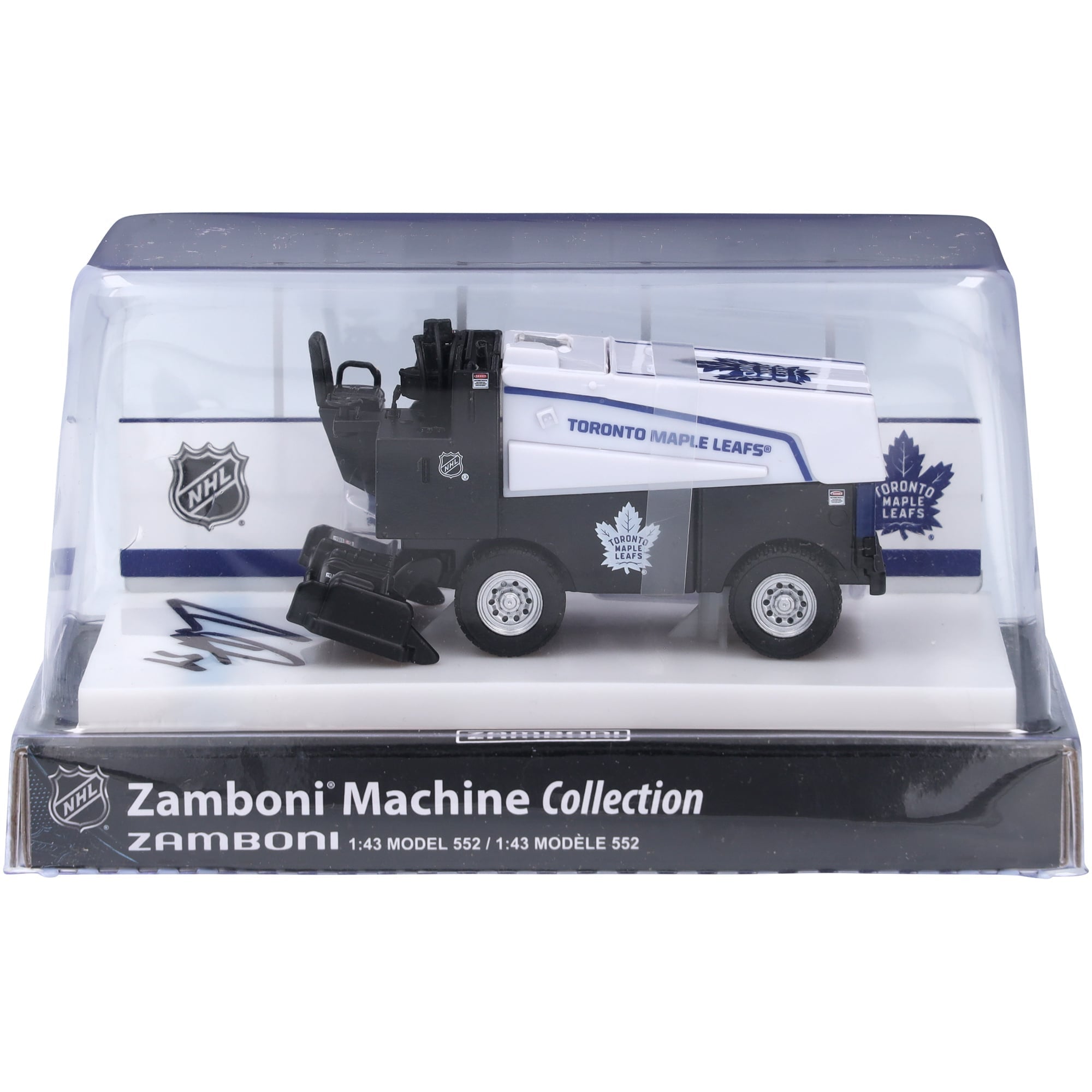 Auston Matthews Toronto Maple Leafs Autographed Fanatics Authentic 1:43 Scale Die-Cast Zamboni