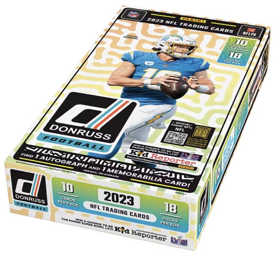 2023 Panini Donruss Football Hobby Trading Cards