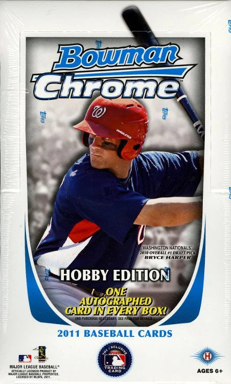 2011 Bowman Chrome Baseball Hobby 12 Box Case (Ships Sealed Only)