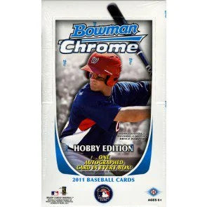 2011 Bowman Chrome Baseball Hobby Box (Ships Sealed Only)