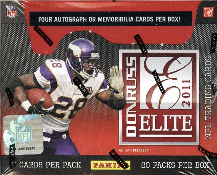 2011 Donruss Elite Football Hobby 12 Box Case (Ships Sealed Only)