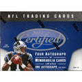 2011 Panini Certified Football Hobby 8 Box Case Autographs Parallels (Ships Sealed Only)