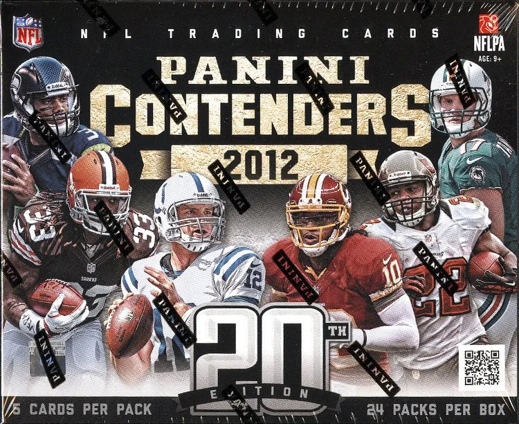2012 Panini Contenders Football Hobby Case 12 Boxes (Ships Sealed Only)