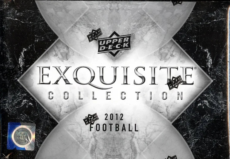 2012 Upper Deck Exquisite Football Hobby Box Five Autographs (Ships Sealed Only)