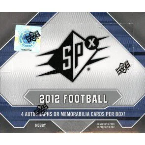 2012 Upper Deck SPx Football Hobby Case 14 Boxes (Ships Sealed Only)