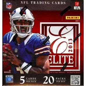 2013 Panini Elite Football Hobby Box 20 Packs (Ships Sealed Only)