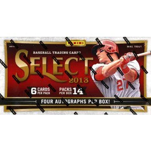 2013 Panini Select Baseball Hobby 12 Box Case (Ships Sealed Only)