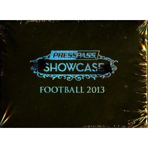2013 Press Pass Showcase Football Hobby Case 20 Boxes (Ships Sealed Only)