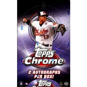 2013 Topps Chrome Baseball Hobby Box (Ships Sealed Only)