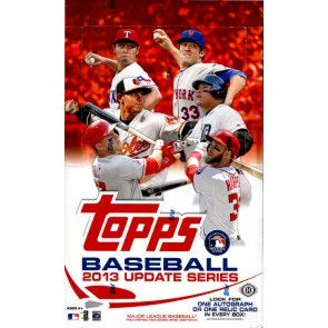 2013 Topps Update Series Baseball Hobby Case 12 Boxes (Ships Sealed Only)