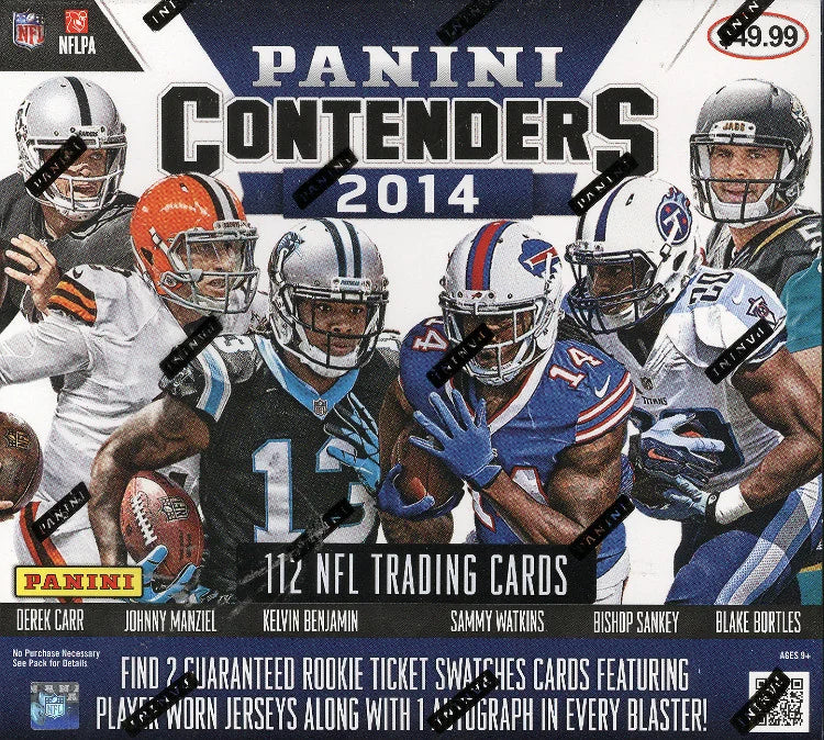 2014 Panini Contenders Football Super Blaster Box (Ships Sealed Only)