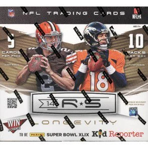 2014 Panini Rookies Stars Longevity Football Box 10 Packs (Ships Sealed Only)