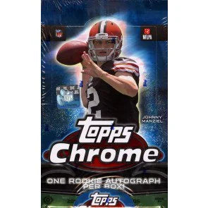 2014 Topps Chrome Football Hobby Case 12 Boxes 1 Rookie Auto Per Box (Ships Sealed Only)
