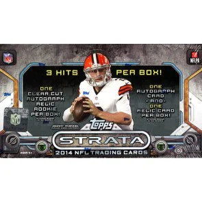 2014 Topps Strata Football Hobby Case 12 Boxes (Ships Sealed Only)