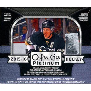 2015 16 O Pee Chee Platinum Hockey Hobby Box 20 Packs (Ships Sealed Only)
