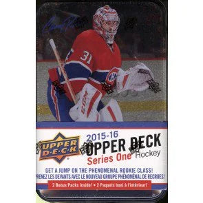 2015 16 Upper Deck Series 1 Hockey Retail Tin 12 Box Lot (Ships Sealed Only)